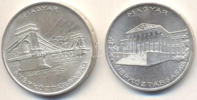 1956. 10Ft Ag + 20Ft Ag "10 éves a Forint" T:2