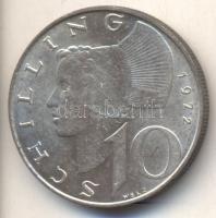Ausztria 1972. 10Sch Ag T:2 Austria 1972. 10 Schilling Ag C:XF