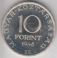 1948. 10Ft Ag "Széchenyi" utánveret T:PP