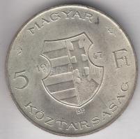 1947. 5Ft Ag "Kossuth" T:2