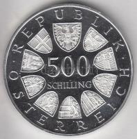 Ausztria 1985. 500Sch Ag "2000 éves Bregenz" T:PP Austria 1985. 500 Schilling Ag "2000th Anniversary - Bregenz" C:PP