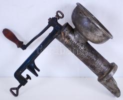 Cca 1910 fém passzírozó, rozdás, müködik, h:37, m:30 cm