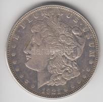 Amerikai Egyesült Államok 1921. 1$ Ag "Morgan" T:2- USA 1921. Morgan Dollar Ag C:VF