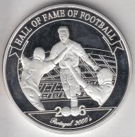 Uganda 2006. 2000Sh Ag "A labdarúgás halhatatlanjainak csarnoka - Portugália 2000-es évek"...
