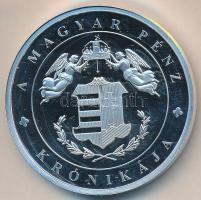 DN "A magyar pénz krónikája - Búcsú a forinttól" Ag(0.999) emlékérem, (20g/38,61mm) T:PP C...