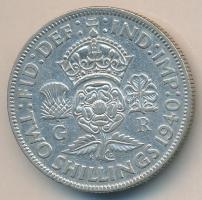 Nagy-Britannia 1940. 2Sh Ag "VI. György" T:2-
Great Britain 1940. 2 Shillings Ag "Geo...