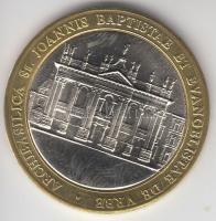 Vatikán 2005. XXIII. János pápa 1958-1963 / Lateráni bazilika" bicolor emlékérem (34mm) T:1
Vat...
