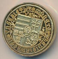 "Magyar aranypénzek utánveretben - II. Ulászló guldiner" aranyozott Ag(0.999) emlékérem (5...