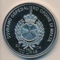 Máltai Lovagrend 2004. 100L "Málta az EU-ban" T:PP
Sovereign Order of Malta 2004. 100 Lira...