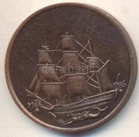 Ligeti Erika (1934-) 1986. "MÉE Budapest / Benyovszky Móric" Br emlékérem (42,5mm) T:1- k