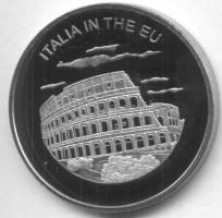 Máltai Lovagrend 2004. 100L "Olaszország az EU-ban" T:PP Sovereign Order of Malta 2004. 100 Liras "Italy in the EU" C:PP