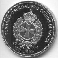 Máltai Lovagrend 2004. 100L "Olaszország az EU-ban" T:PP
Sovereign Order of Malta 2004. 10...
