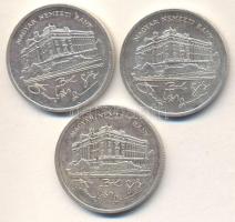 1992. 200Ft Ag "MNB" (3x) T:2