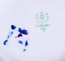 Hollóházi hiányos kávés készlet, jelzett, matricás, hibátlan