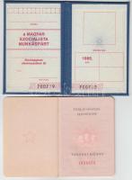 1986,1989 MSZMP kitöltetlen igazolványok