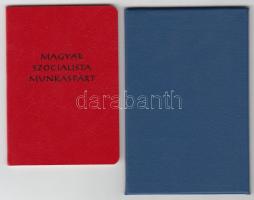 1986,1989 MSZMP kitöltetlen igazolványok