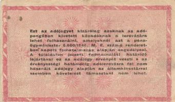 1946. 100.000AP 5970/1946 + 1.000.000AP fordított címer T:III