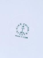 Kártya jeleket ábrázoló ónfedeles kerámia nagy korsó, matricás, jelzett, m:37 cm