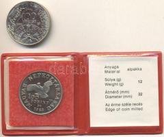 1983. 100Ft "Simon Bolivár" + 1986. 100Ft "Fáy András" T:BU