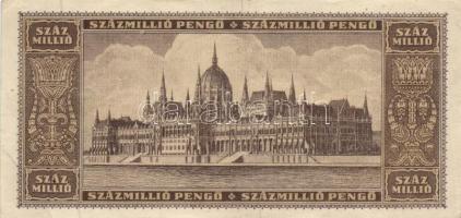 1946. 100.000.000P (2x) színvariációk + 1.000.000.000P (2x) színvariációk + 1.000.000.000MP T:II,II-...