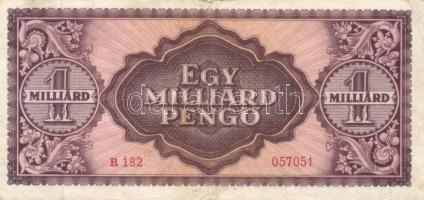 1946. 100.000.000P (2x) színvariációk + 1.000.000.000P (2x) színvariációk + 1.000.000.000MP T:II,II-...