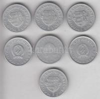 Vegyes magyar és külföldi fémpénz tétel jobb darabokkal T:vegyes