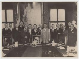 1930 Budapesti Tanács ülése 2 db fotó 24x17 cm