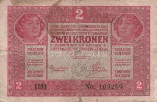 1914. 50K + 1915. 10K mindkettő román körbélyegzővel + 1917. 2K (2x) + 1920. 1K + 2K T:III,III-