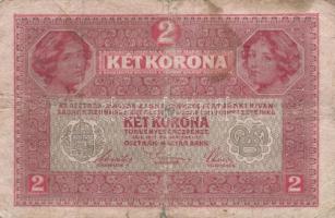 1914. 50K + 1915. 10K mindkettő román körbélyegzővel + 1917. 2K (2x) + 1920. 1K + 2K T:III,III-