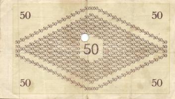 Pápa 1919. május 8. "Pápai csekk" 10K (6x) + 20K (6x) + 50K (2x) mind lyukasztással érvény...