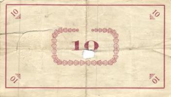 Pápa 1919. május 8. "Pápai csekk" 10K (6x) + 20K (6x) + 50K (2x) mind lyukasztással érvény...