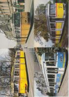 10 db modern villamos képeslap / trams