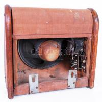 Cca 1950 néprádió hangfal, nem működik, 24×25 cm