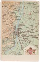 Budapest és környéke térkép / map (EK)