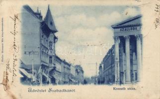 1899 Szabadka Kossuth street, Hotel Pest (EK)