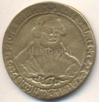 Német Államok 1661. tallér hamisítványa aranyozott ezüst (14.86g) T:3 German States 1661. fake of a Thaler coin, gilt silver (14.86g) C:F
