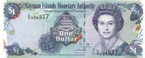 Kajmán-szigetek 2006. 1$ T:I Cayman Islands 2006. 1 Dollar C:Unc