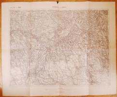 Kassa Gyöngyös és Bakta katonai térképe. Össz 2 db.