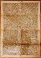 Kassa Gyöngyös és Bakta katonai térképe. Össz 2 db