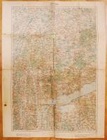 Kőszeg és Pápa katonai térképe. Össz 2 db.