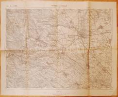 Hatvan és Gödöllő, Göncz és Csobád katonai térképe 2 db