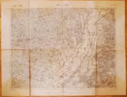 Hatvan és Gödöllő, Göncz és Csobád katonai térképe 2 db