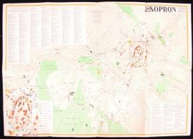 1958 Szolnok megye térképe, Sopron város térképe 2 db