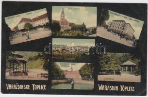 Varasdteplic sanatoriums, fountain, castle, musicpavilion (EK)