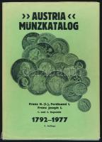 1977. "Austria Münzkatalog 1792-1977 / 4. Auflage" numizmatikai szakirodalom számos képmelléklettel használt állapotban