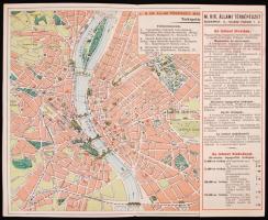 3 db Budapest térkép: Stoits György: Budai hegyek, Budapest reklám térképe
