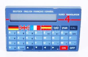 Eurotranslator 4, fordítógép, eredeti dobozában, 13×9 cm