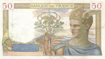 Franciaország 1937. 50Fr T:II-,III
France 1937. 50Fr C:aVF