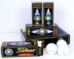 Titleist golflabda szett, eredeti dobozában, Összesen. 12 db/ Totleist NXT tour, golf balls