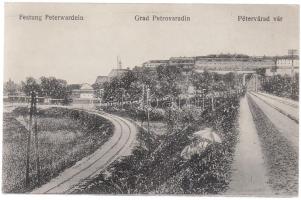 Újvidék Pétervárad castle, railroad
